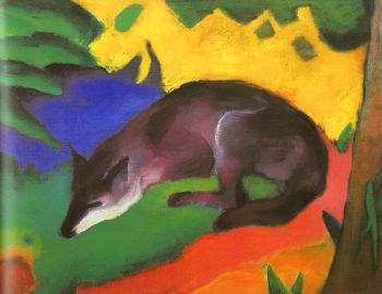Franz Marc : Blue Fox